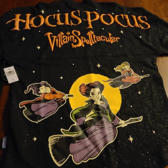 2023 Disney Parks Hocus Pocus Villain Spelltacular Halloween Spirit Jersey XS - Picture 9 of 13